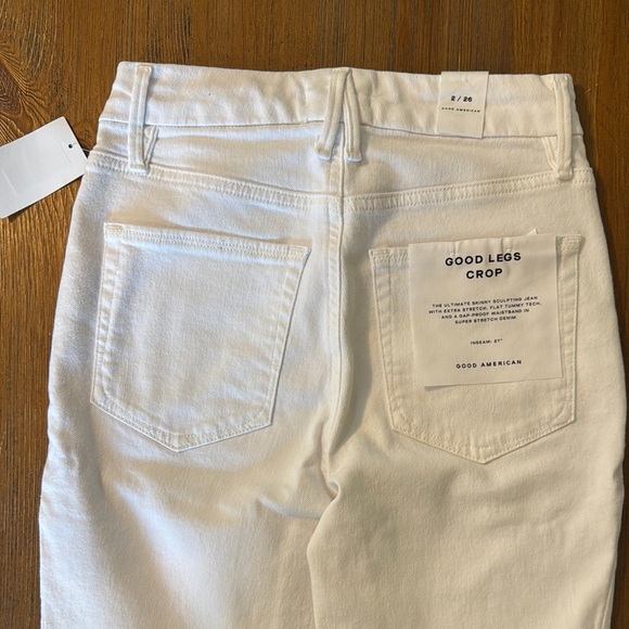 NWT Good American White Skinny Jeans Size 2 - Picture 8 of 10